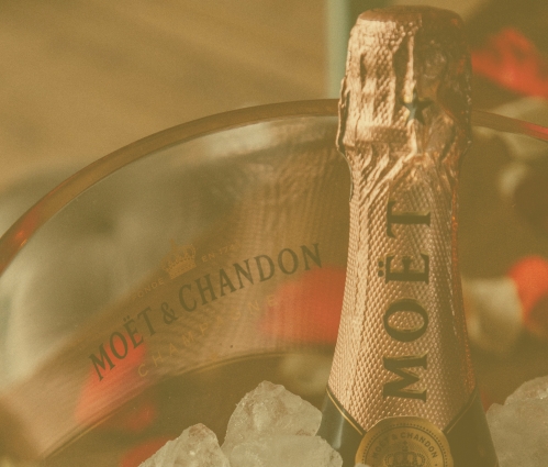 Moet Chandon Champagne bottle